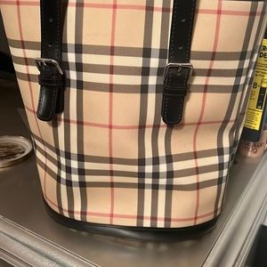 Authentic Burberry bucket bag